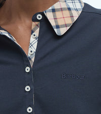 Barbour Womens Top Malvern Navy/Hessian