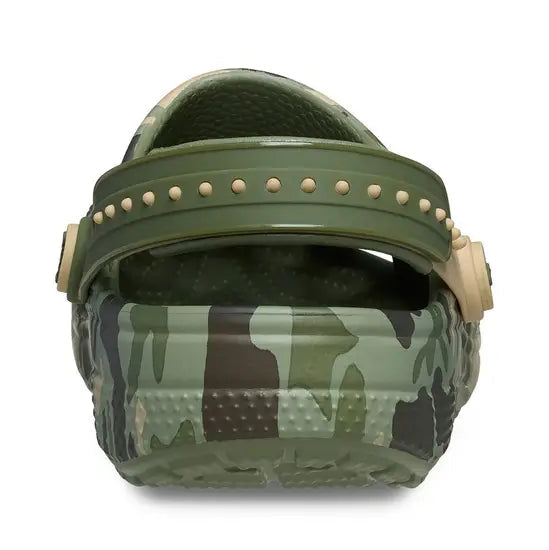 Crocs Kids Classic Glow Snapback Strap Camo Multi