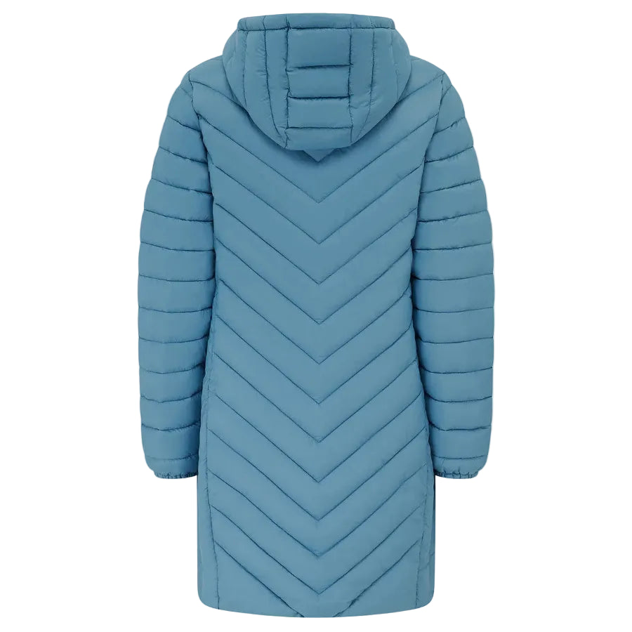 Lighthouse Womens Long Coat Laurel Bluestone