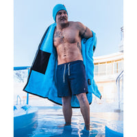 Dryrobe Adults Advance Long Sleeve Black Blue