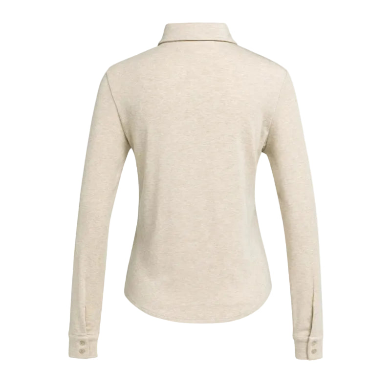 Yaya women's pure cashmere jumper in grey melange