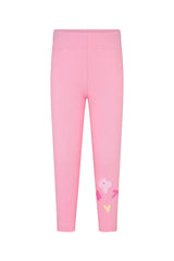 Lighthouse Girls Leggings Mollie Fluro Pink & Bow