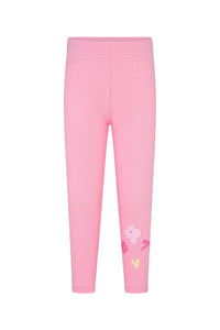 Lighthouse Girls Leggings Mollie Fluro Pink & Bow