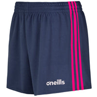 O'Neills Mourne kids' navy and pink Gaelic shorts
