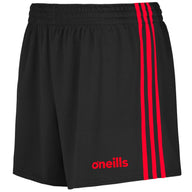 O’Neills Kids Mourne Gaelic Shorts 3S Black/Red