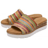 Lotus Womens Sandal Pandora Multi Raffia