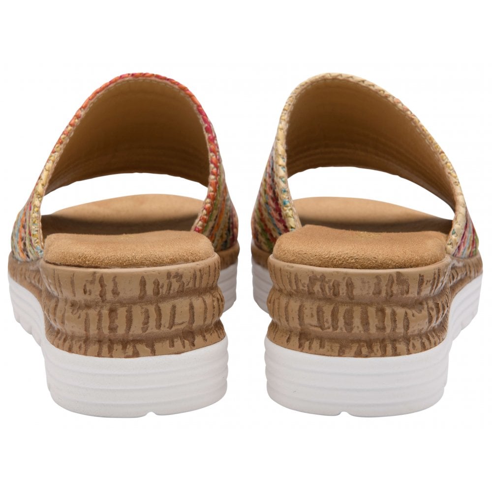 Lotus Womens Sandal Pandora Multi Raffia