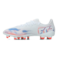 Puma Adult Football Boot Future 8 Play FG/AG White/Puma Black/Glowing Red