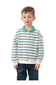 Lighthouse boys' navy and green top