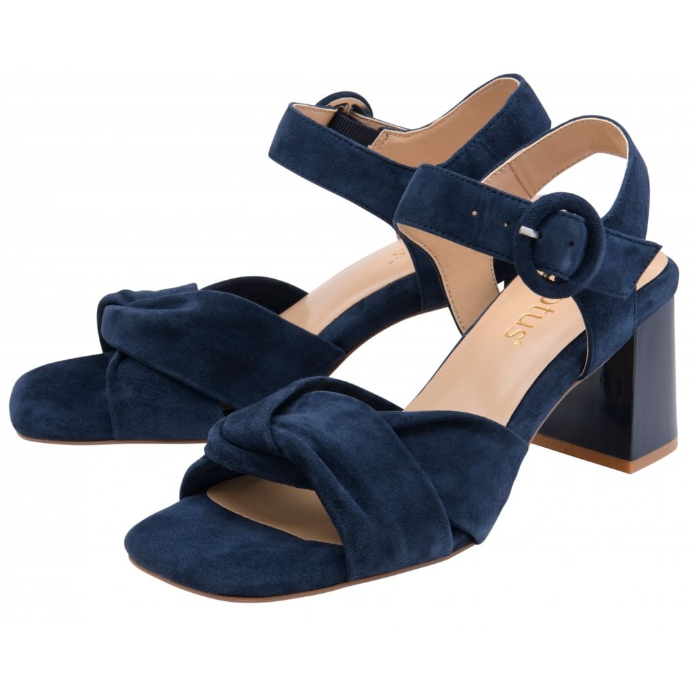 Lotus Womens Shoe Maria Navy Suede