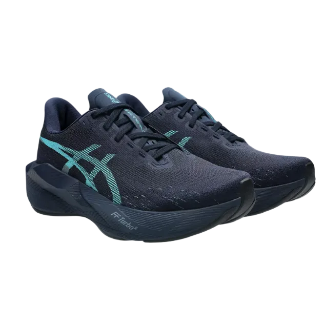 Asics Mens Trainer Novablast 6 Midnight/Energy Aqua
