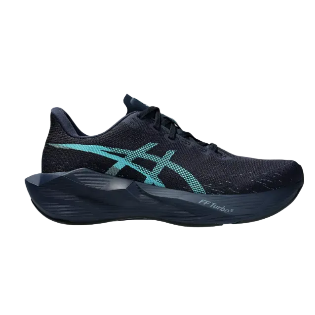 Asics Mens Trainer Novablast 6 Midnight/Energy Aqua