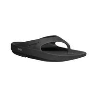 Oofos women's black sandal