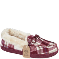 Jo & Joe Womens Pembrooke Slippers Cherry