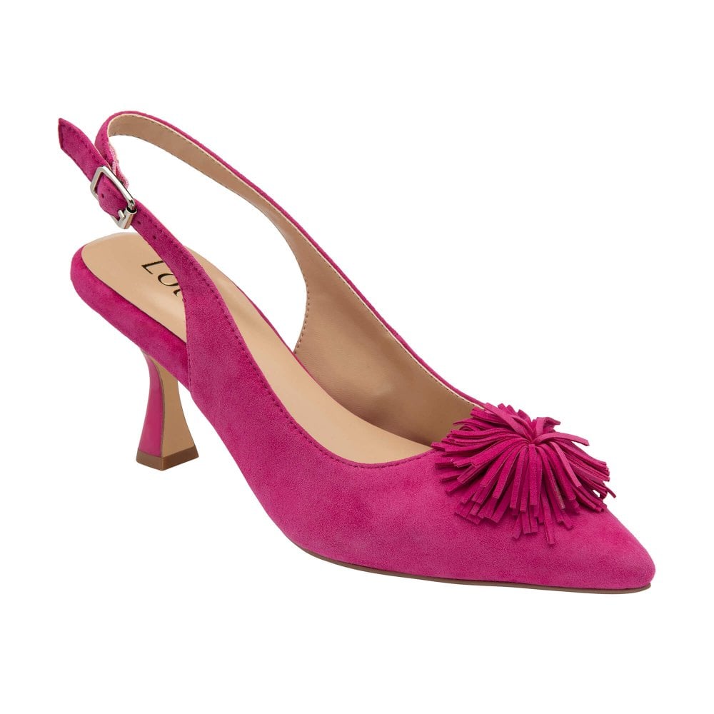 Lotus Womens Shoe Caterina Pink Suede