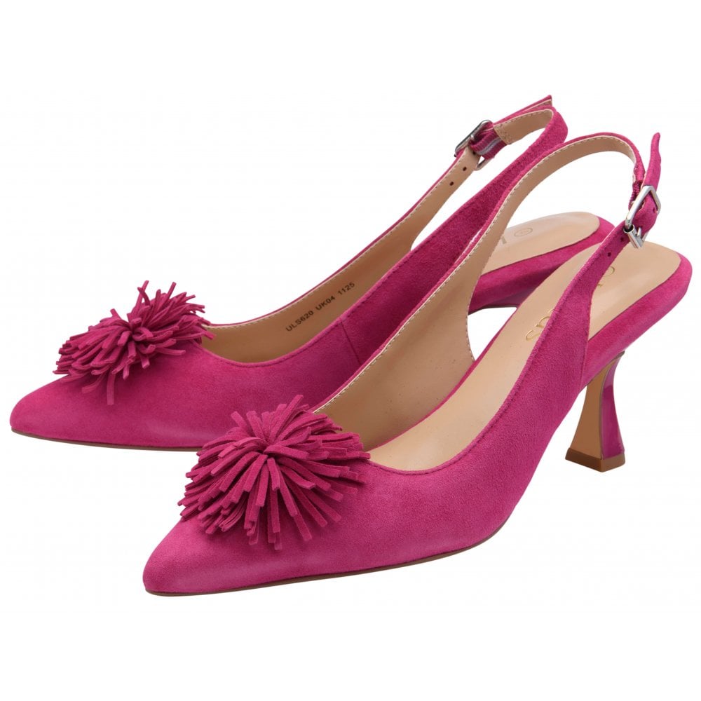 Lotus Womens Shoe Caterina Pink Suede