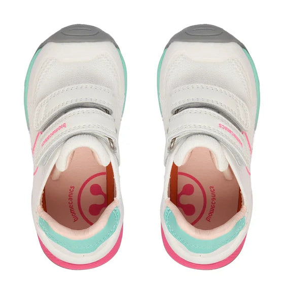 Biomecanics Girls Trainer 262137 Blanco/Fucsia