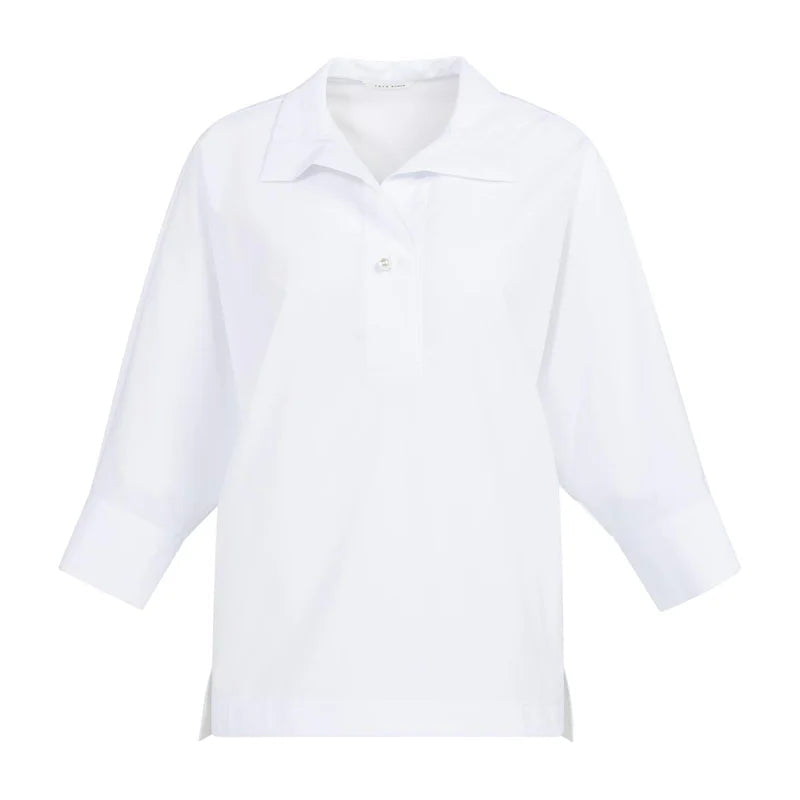 YAYA Womens Blouse 01-701358-603 Pure White