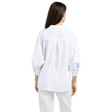 YAYA Womens Blouse 01-701358-603 Pure White