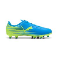Puma Kids Football Boot Attacanto II FG/AG Ultra Blue/Lime Squeeze