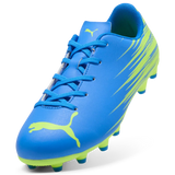 Puma Kids Football Boot Attacanto II FG/AG Ultra Blue/Lime Squeeze