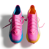 Puma Mens Football Boot Ultra 6 Play Match FG/AG Poison Pink/White Sun Stream
