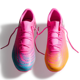 Puma Mens Football Boot Future 9 Match Fusion FG/AG Poison Pink/ Sun Stream Briaqua