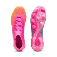 Puma Mens Football Boot Future 9 Match Fusion FG/AG Poison Pink/ Sun Stream Briaqua