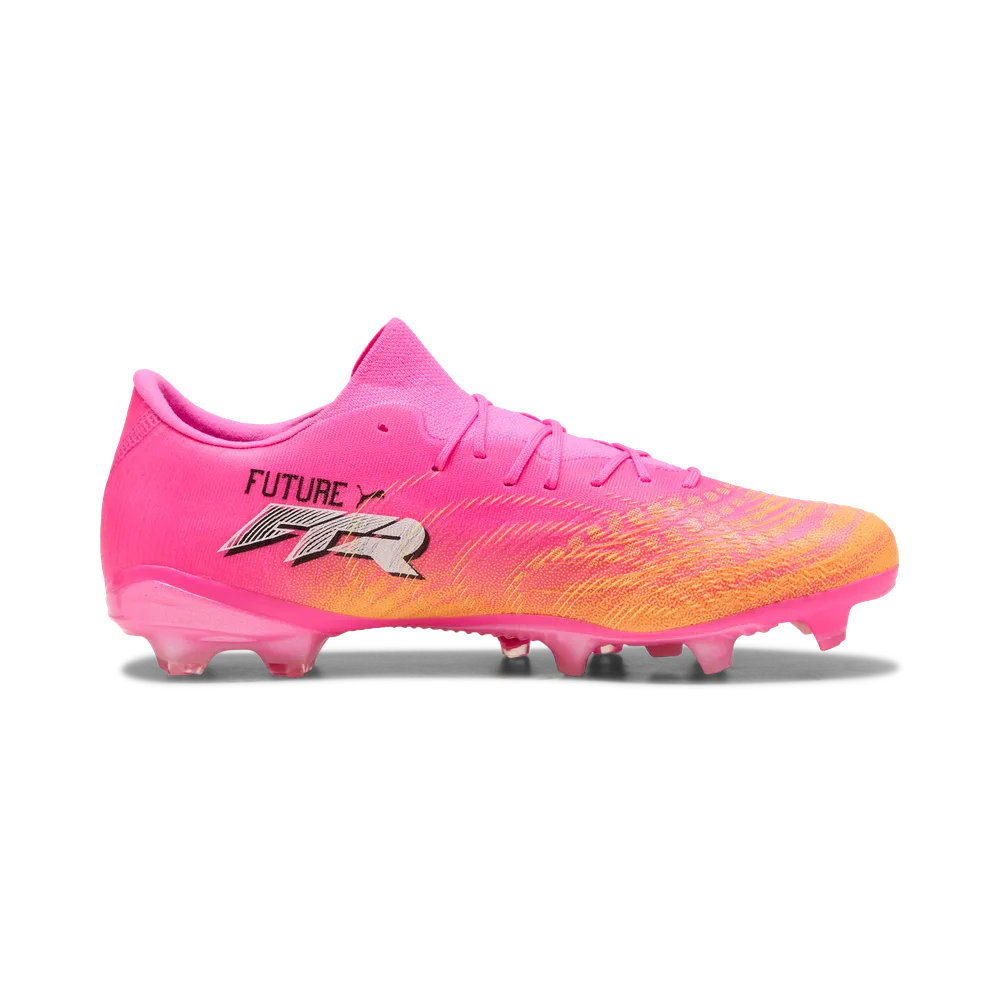 Puma Mens Football Boot Future 9 Match Fusion FG/AG Poison Pink/ Sun Stream Briaqua