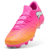 Puma Mens Football Boot Future 9 Match Fusion FG/AG Poison Pink/ Sun Stream Briaqua