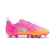 Puma Kids Football Boot Future 9 Play FG/AG Poison Pink/Sun Stream Briaqua
