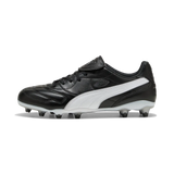 Puma Mens Football Boot King Liga FG/AG Black/Silver/White