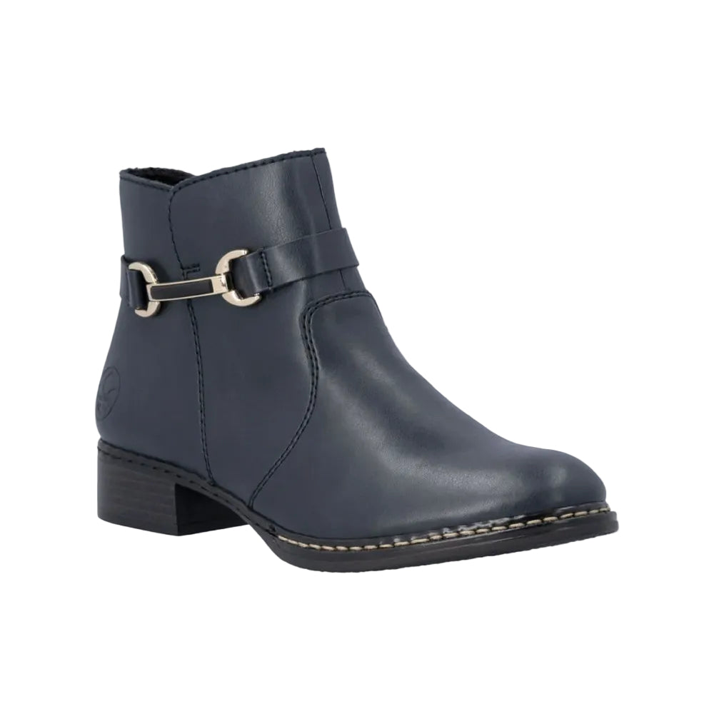 Rieker Womens Boot 73487-14 Blue