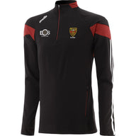O'Neills Down GAA Rockway men's black, red and white quarter-zip top