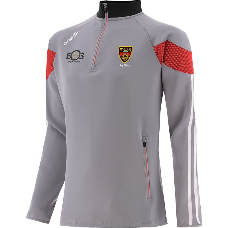 O’Neills Mens Down Rockway Hybrid ½ Zip Top Grey/Red/White