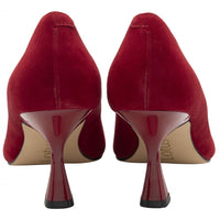 Lotus Womens Court Shoe Henley Ruby Suede