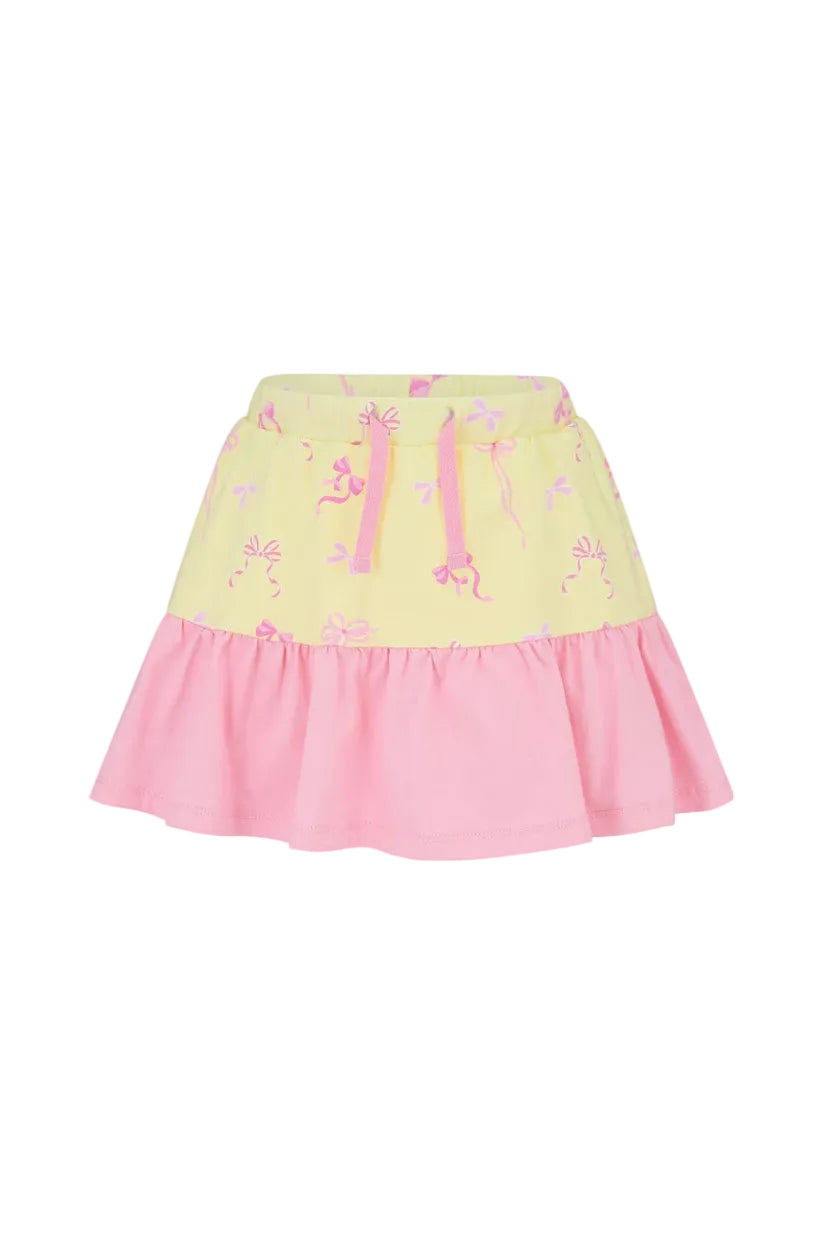 Lighthouse Girls Skort Saskia Lemon Bow
