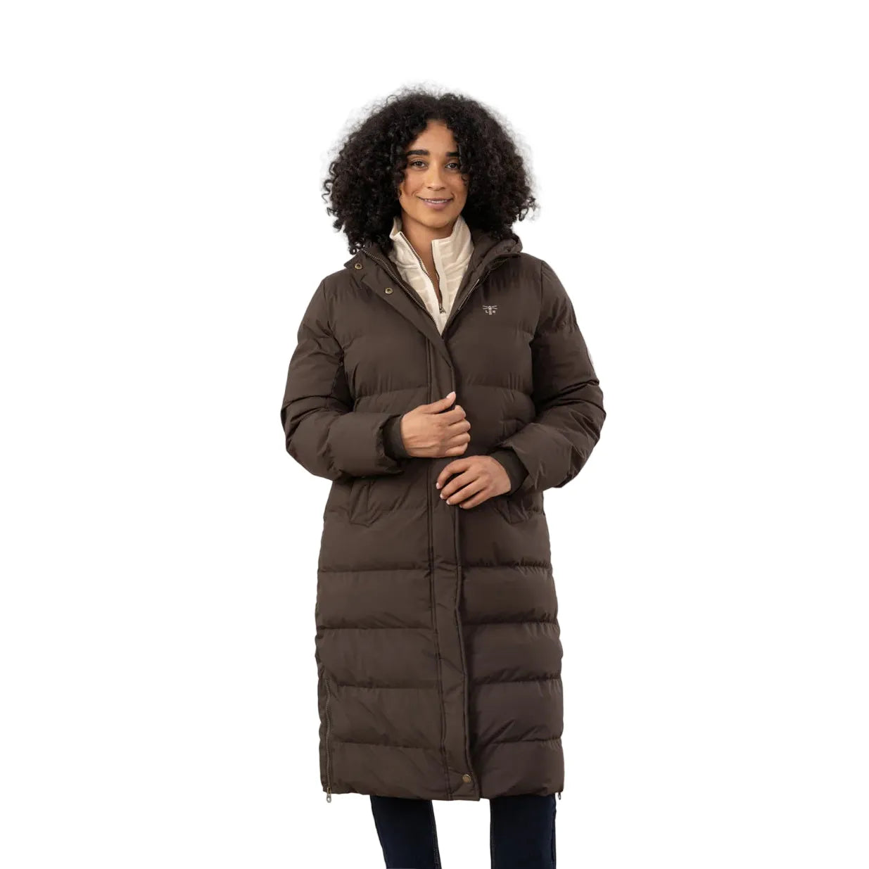 Lightouse Womens Long Coat Savannah Cocoa