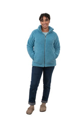 Lighthouse Womens Fleece Seashell Blue