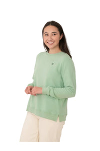 Lighthouse Womens Sweatshirt Seaside Pastel Green