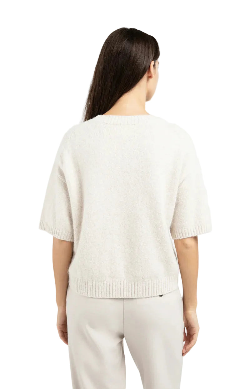 YAYA Womens Sweater 01-000548-601 Heather Grey Melange