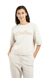YAYA Womens Sweater 01-000548-601 Heather Grey Melange