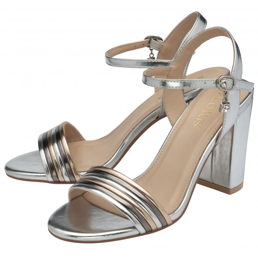 Lotus Womens Sandal Blanca Silver