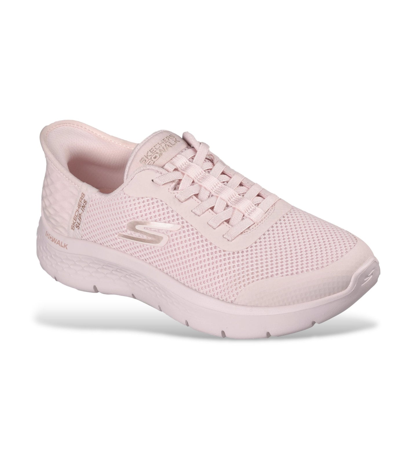 Skechers Womens Go Walk Flex Trainer 124836 Light Pink