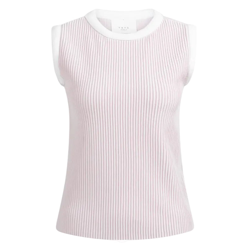 YAYA Womens Top 01-000565 Gray Lilac