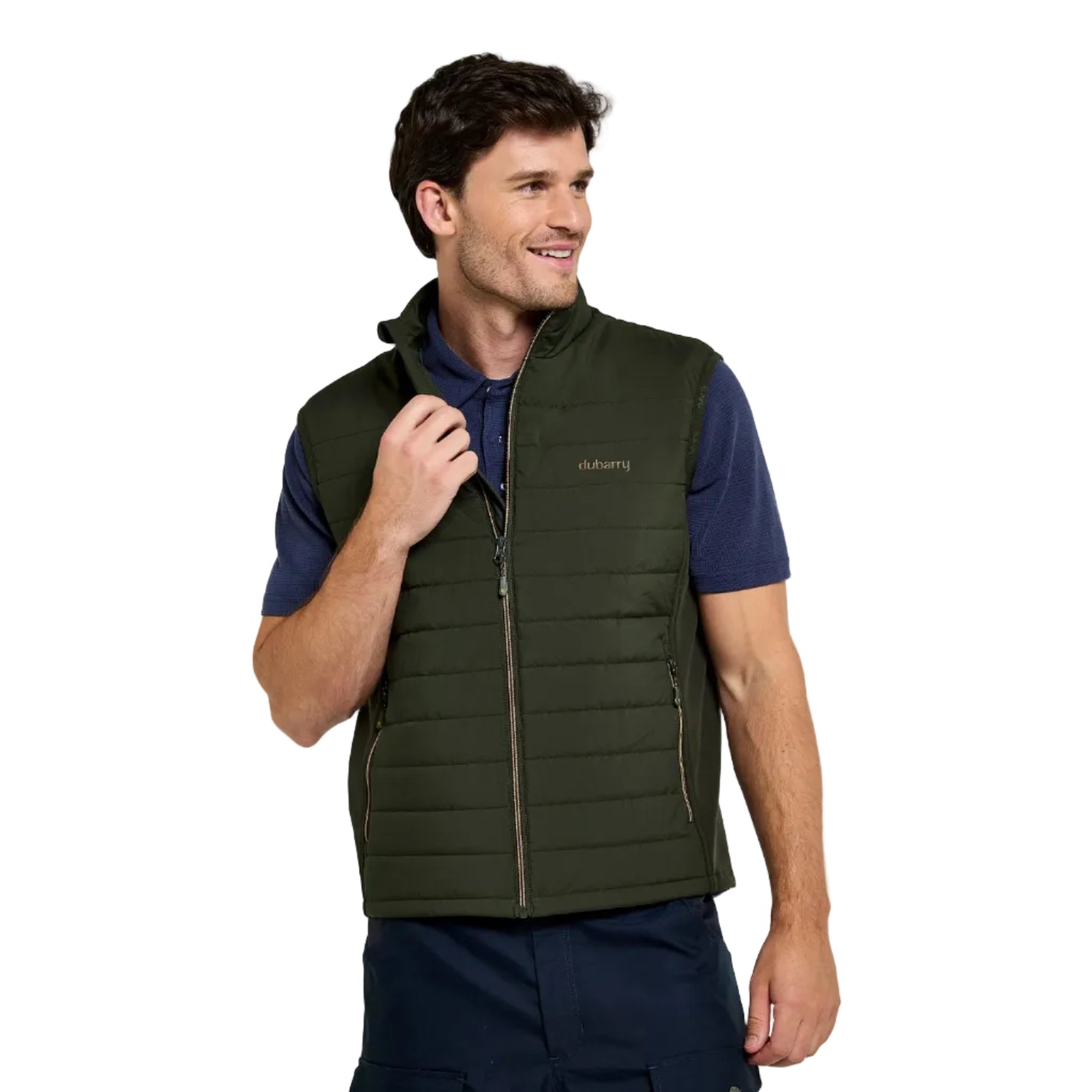 Dubarry Mens Lightweight Hybrid Gilet Solent Olive