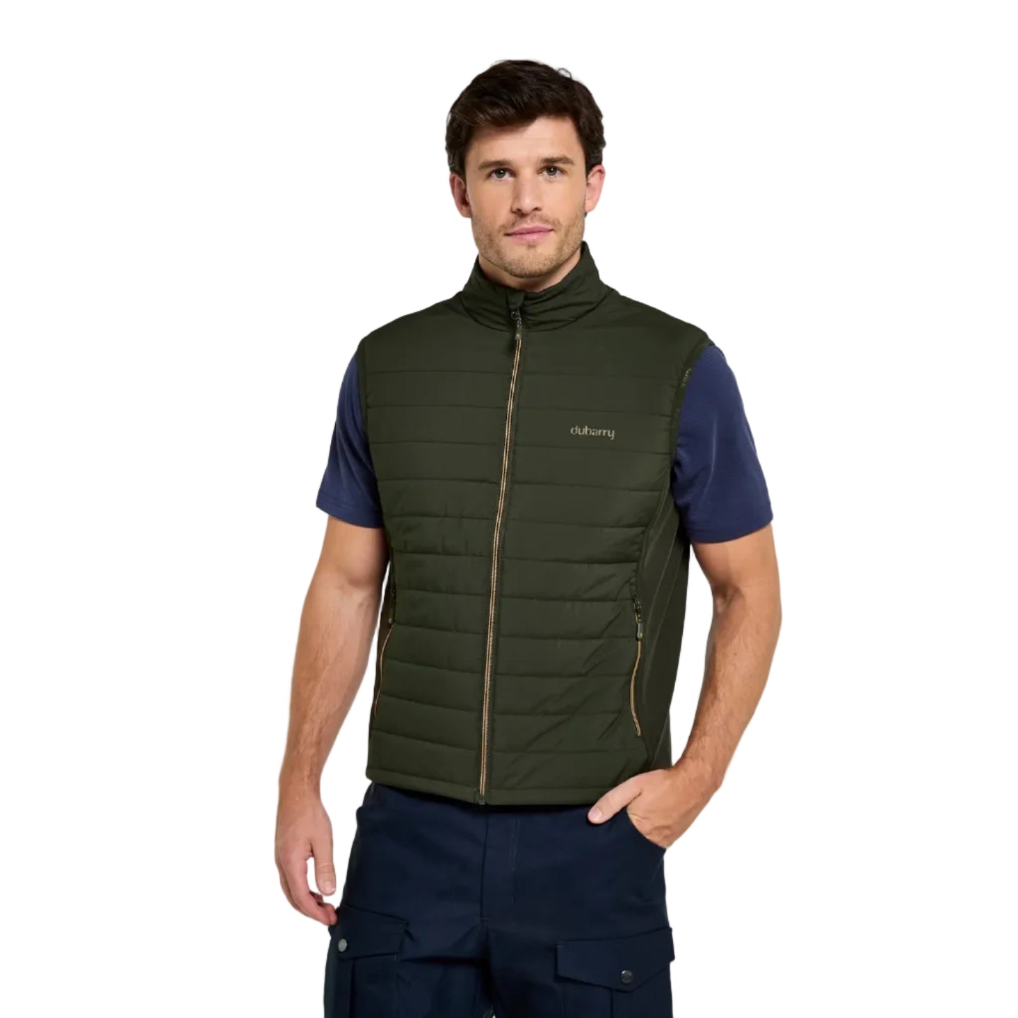 Dubarry Mens Lightweight Hybrid Gilet Solent Olive