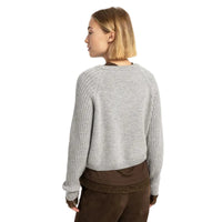 Yaya Womens Jumper 01-000641-609 Medium Grey Melange