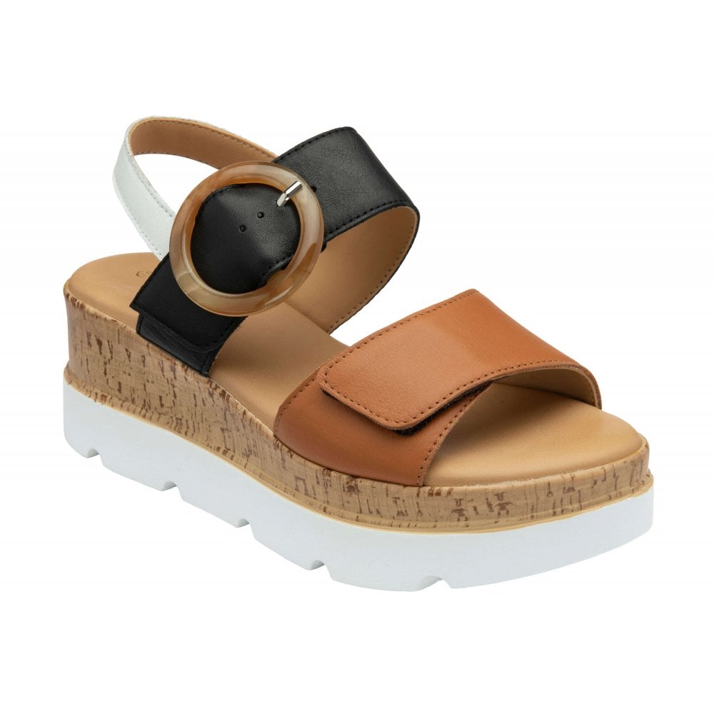 Lotus Womens Sandal Cammie Tan/Multi