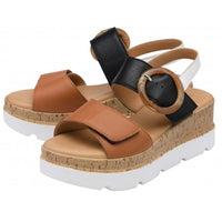 Lotus Womens Sandal Cammie Tan/Multi
